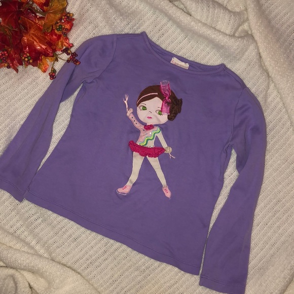 Lemon Loves Lime sz 6 Ballerina L/S Tee - Picture 4 of 4